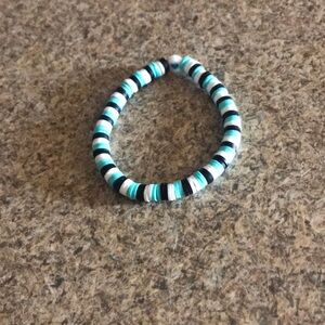 Black, white and blue bracelet !